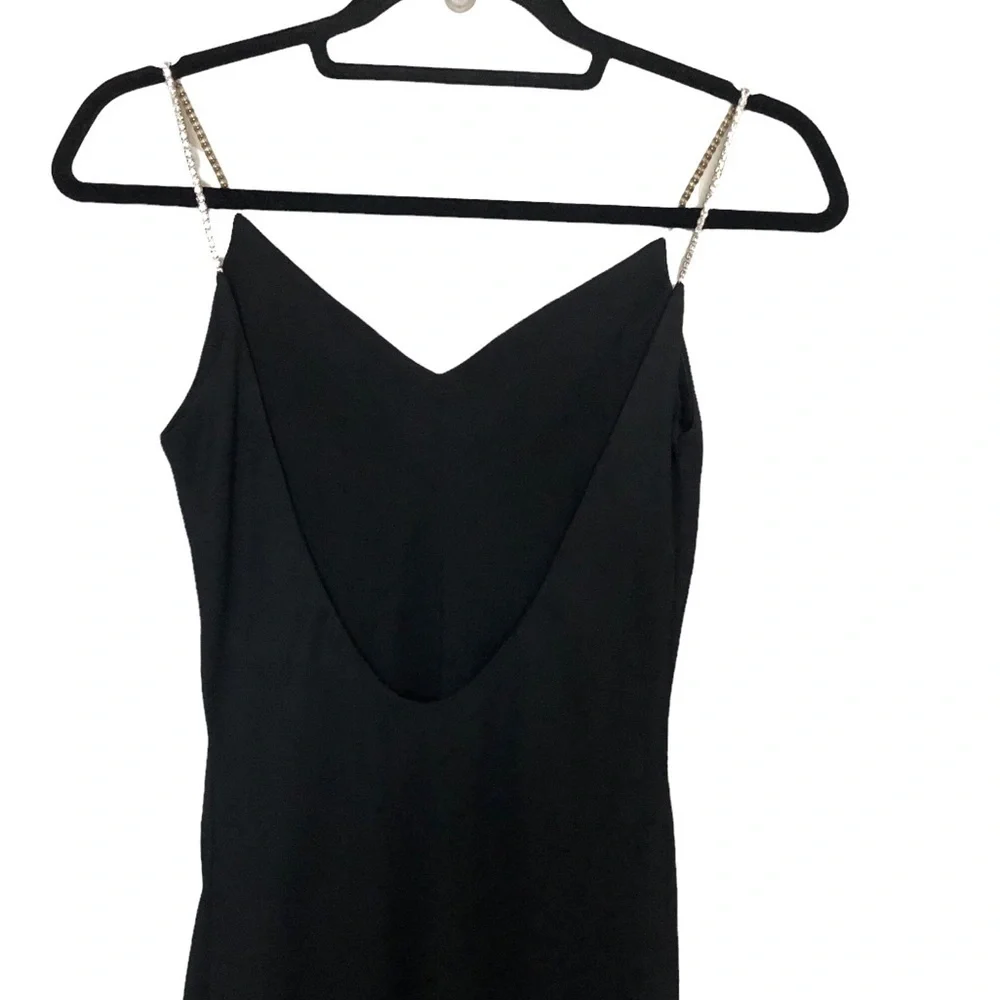 Vintage Black Maxi Dress - Picture 4 of 7